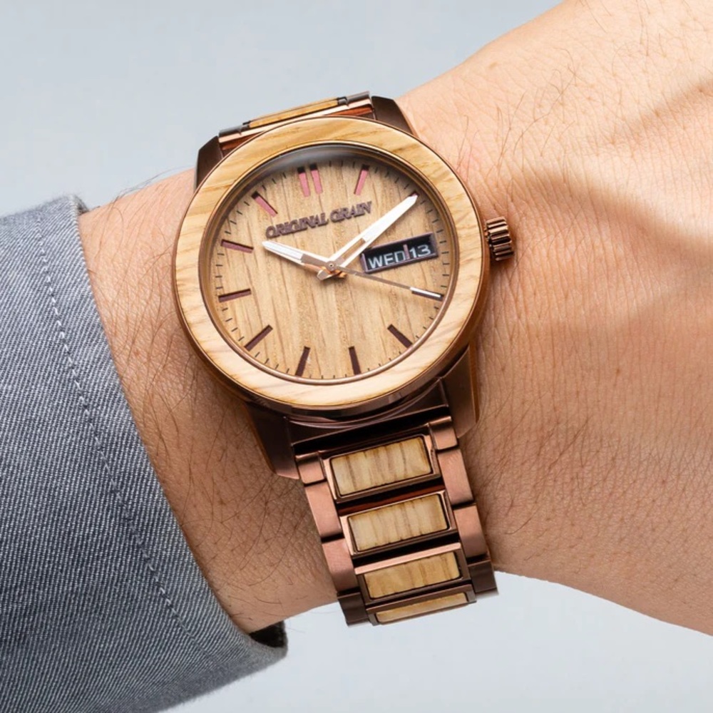 Original Grain Whiskey Espresso Watch NWOT